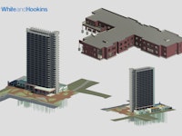 A selection of BIM structural engineering models by Scott White and Hookins