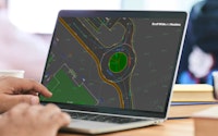Mockup modelling roundabout design civi highway engineering