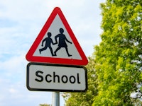 School road sign 299655935