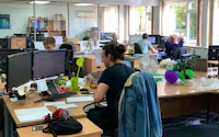 Winchester office staff working hard at their computers in the office