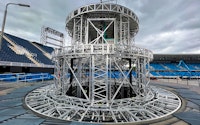 Opening Ceremony Commonwealth Games 2022 specialist structure in aluminium from SWH