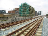 tracks under construction