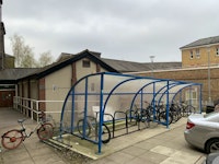 Car park bike shed