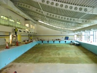 pool under construction